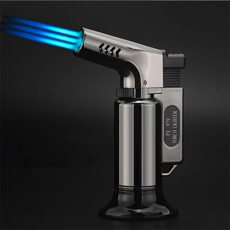 Three-tube outdoor kitchen BBQ supplies Spray Gun Electronic Lighter gas Lighter TorchTurbo Lighter Cigar Cigarette Lighters
Three-tube outdoor kitchen BBQ supplies Spray Gun Electronic Lighter gas Lighter TorchTurbo Lighter Cigar Cigarette Lighters