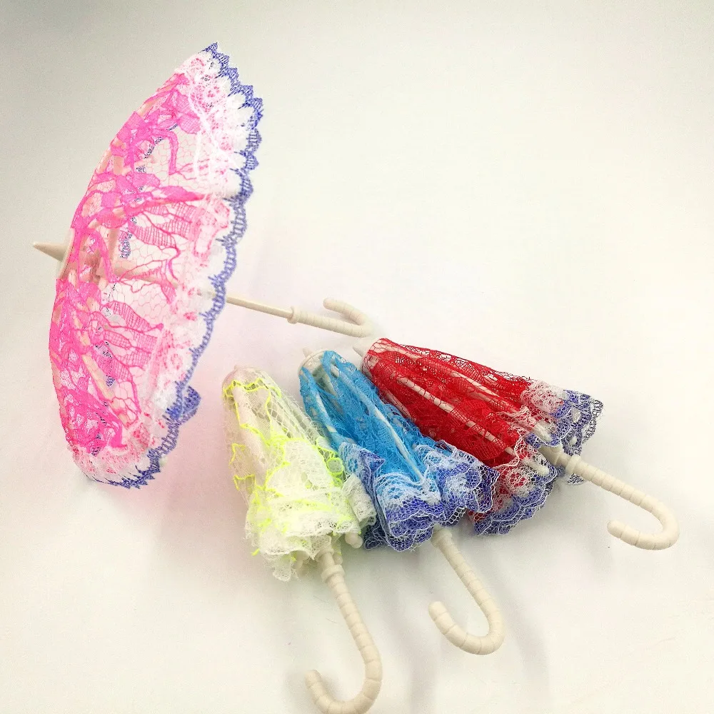 2016 Umbrella Doll Accessories Handmade Doll's Plastic Lace Umbrella For Barbie dolls toy
2016 Umbrella Doll Accessories Handmade Doll's Plastic Lace Umbrella For Barbie dolls toy
