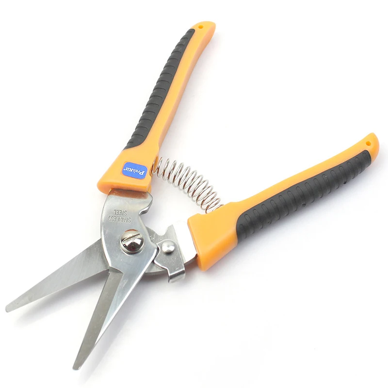 Pro'skit 8PK-SR007 Stainless Steel Garden Pruning Shears Scissors Flower Fruit Tree Pruner Trimmer
Pro'skit 8PK-SR007 Stainless Steel Garden Pruning Shears Scissors Flower Fruit Tree Pruner Trimmer