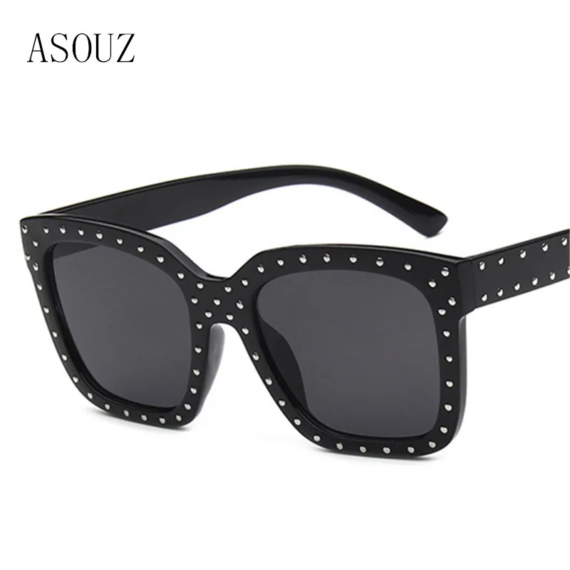 Женские солнцезащитные очки ASOUZ классические брендовые дизайнерские квадратные