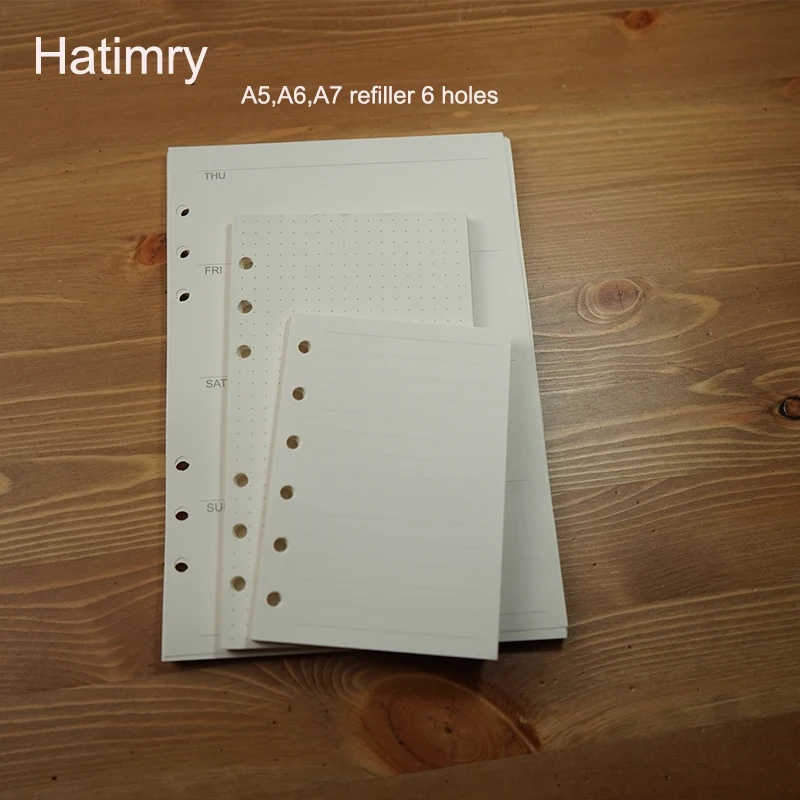 Hatimry A5 A6 A7 szie refiller caderno agenda book notebook paper refiller defter caderno escolar sketchbook school supplies
Hatimry A5 A6 A7 szie refiller caderno agenda book notebook paper refiller defter caderno escolar sketchbook school supplies