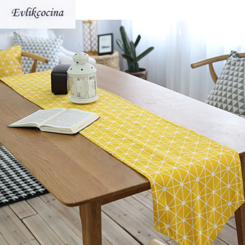 Free Shiping Yellow Geometric Table Runner Decoracion Mesa Hogar Cotton Linen Chemin De Table Tafelloper For Party Wedding Decor
Free Shiping Yellow Geometric Table Runner Decoracion Mesa Hogar Cotton Linen Chemin De Table Tafelloper For Party Wedding Decor