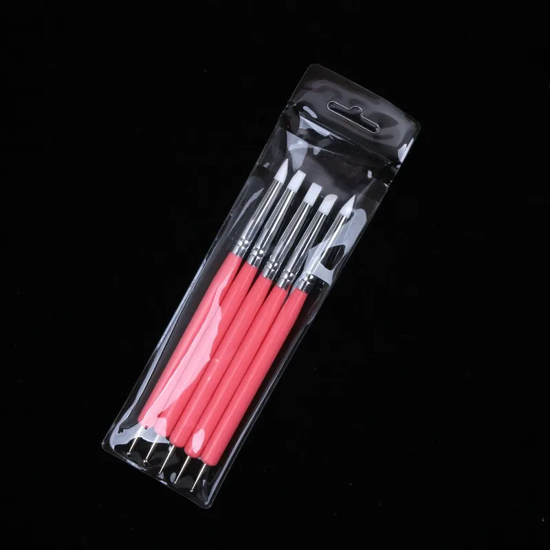 5pcs/set Red Dual-ended Silicone Carving Pens Brush set Dotting Pen Sculpture Painting Brush Silicone Brush Nail Art Tools kit
5pcs/set Red Dual-ended Silicone Carving Pens Brush set Dotting Pen Sculpture Painting Brush Silicone Brush Nail Art Tools kit