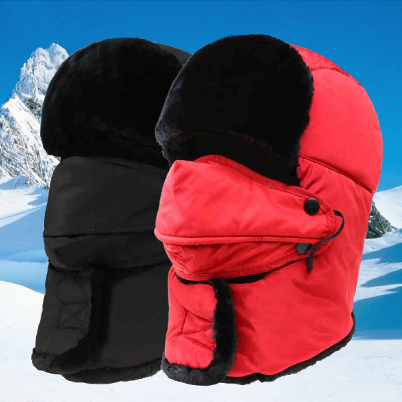 2018 Masked Thickening Ski Cap Winter Earmuffs Cap Outdoor Sport Camping Hiking Hat For Men Women Waterproof Windproof Caps
2018 Masked Thickening Ski Cap Winter Earmuffs Cap Outdoor Sport Camping Hiking Hat For Men Women Waterproof Windproof Caps
