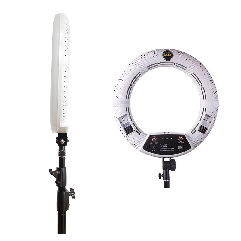 Yidoblo White FS-480II LED 3200K-5500K Dimmable BIO-color Video LED Photo Ring Light Studio Day Light
Yidoblo White FS-480II LED 3200K-5500K Dimmable BIO-color Video LED Photo Ring Light Studio Day Light