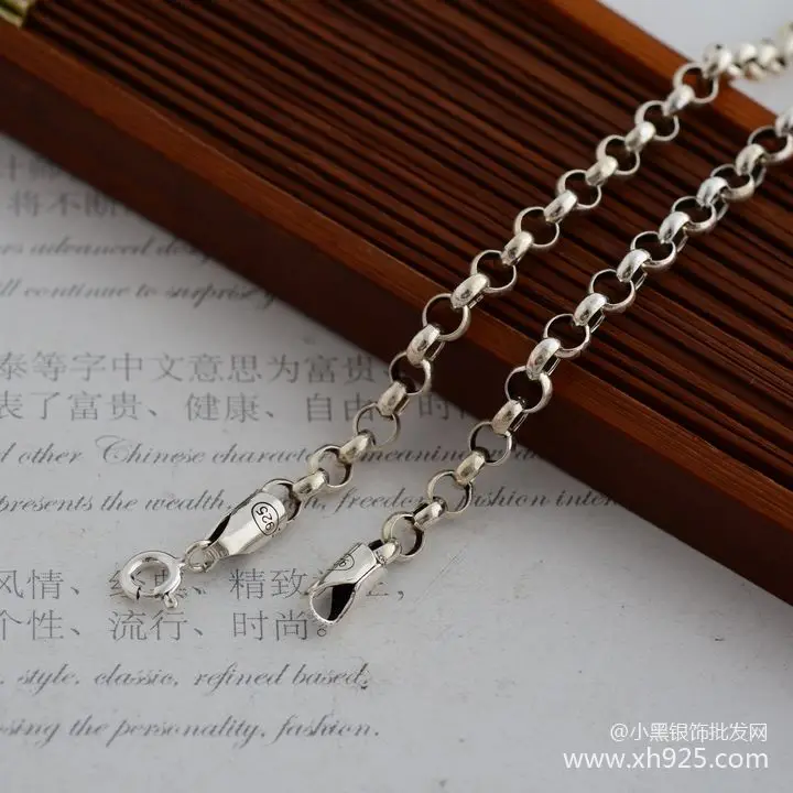 KJJEAXCMY Fine Jewelry 925 Sterling Silver Circular Chain Wweater Diameter 3.5 Mm Necklace (Chang45-70 Cm) with
KJJEAXCMY Fine Jewelry 925 Sterling Silver Circular Chain Wweater Diameter 3.5 Mm Necklace (Chang45-70 Cm) with