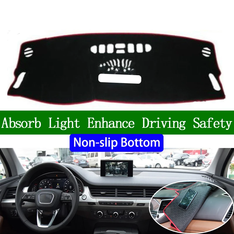 For AUDI Q7 2016 2017 2018 2019 Non-slip Bottom Dashboard Cover Car Decals Car Stickers Interior Car Accessories
For AUDI Q7 2016 2017 2018 2019 Non-slip Bottom Dashboard Cover Car Decals Car Stickers Interior Car Accessories
