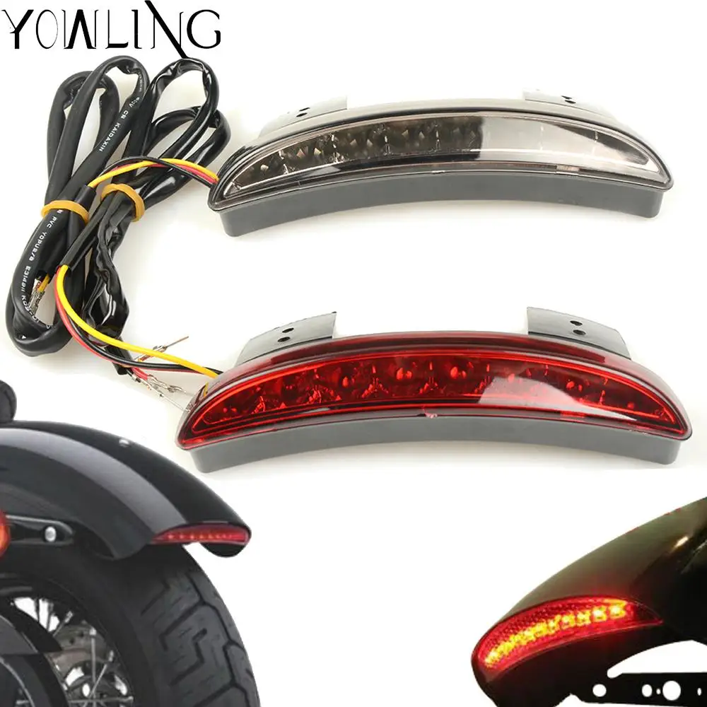 Smoke /Red bulb Led Motorcycle Accessories Rear Fender tail light blinker Taillight For Touring Sportster XL 883 XL1200
Smoke /Red bulb Led Motorcycle Accessories Rear Fender tail light blinker Taillight For Touring Sportster XL 883 XL1200