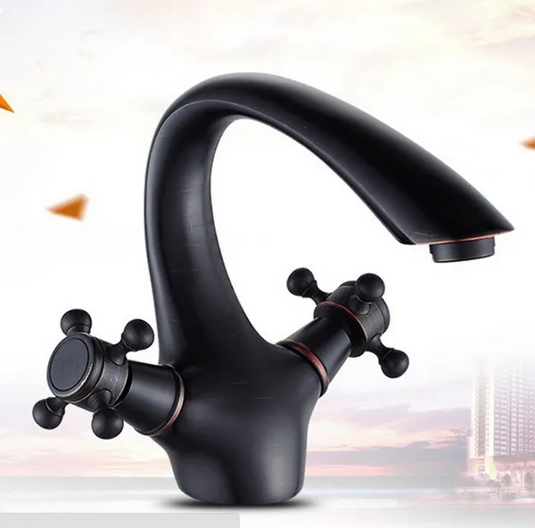 Dual Cross Handles Oil Rubbed Bronze Style Mixer Taps Bathroom Lavatory Faucet anf116
Dual Cross Handles Oil Rubbed Bronze Style Mixer Taps Bathroom Lavatory Faucet anf116