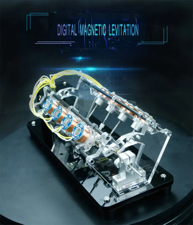 Electromagnet Engine V-type Motor Model Lanchable High-Speed Machine Creative Decoration Kid's Learning Educational Toy
Electromagnet Engine V-type Motor Model Lanchable High-Speed Machine Creative Decoration Kid's Learning Educational Toy