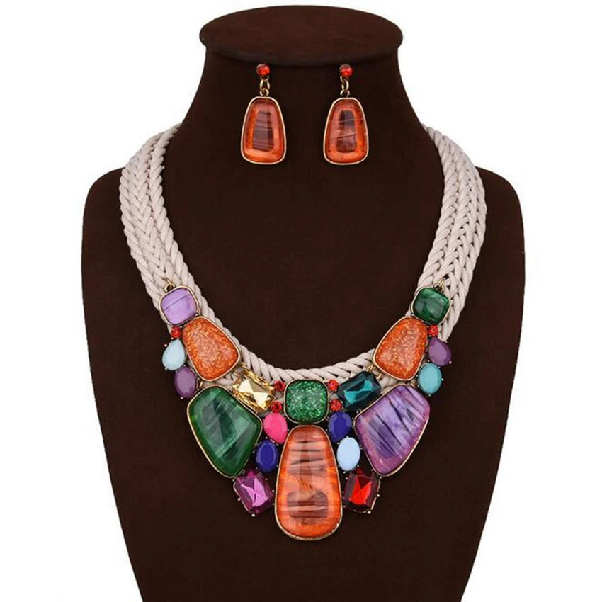 DiLiCa Fashion Jewelry Set Women Geometric Statement Charms Choker Bib Necklace Dangle Earrings Set Boho Necklaces Sets
DiLiCa Fashion Jewelry Set Women Geometric Statement Charms Choker Bib Necklace Dangle Earrings Set Boho Necklaces Sets