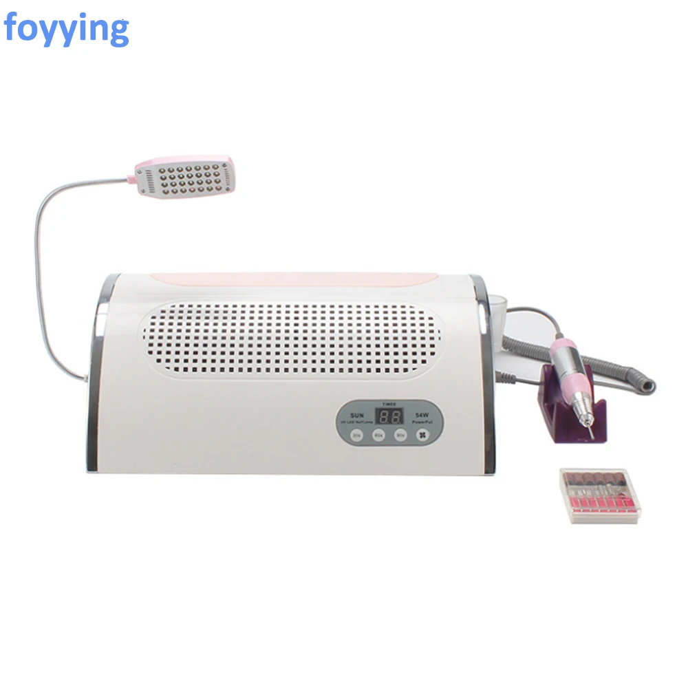 JOYJULY 3 in 1 Strong Power 54W Nail Art Salon Vacuum Dust Collector Cleaner Nail Dust Collector + LED UV Nail Dryer Lamp
JOYJULY 3 in 1 Strong Power 54W Nail Art Salon Vacuum Dust Collector Cleaner Nail Dust Collector + LED UV Nail Dryer Lamp