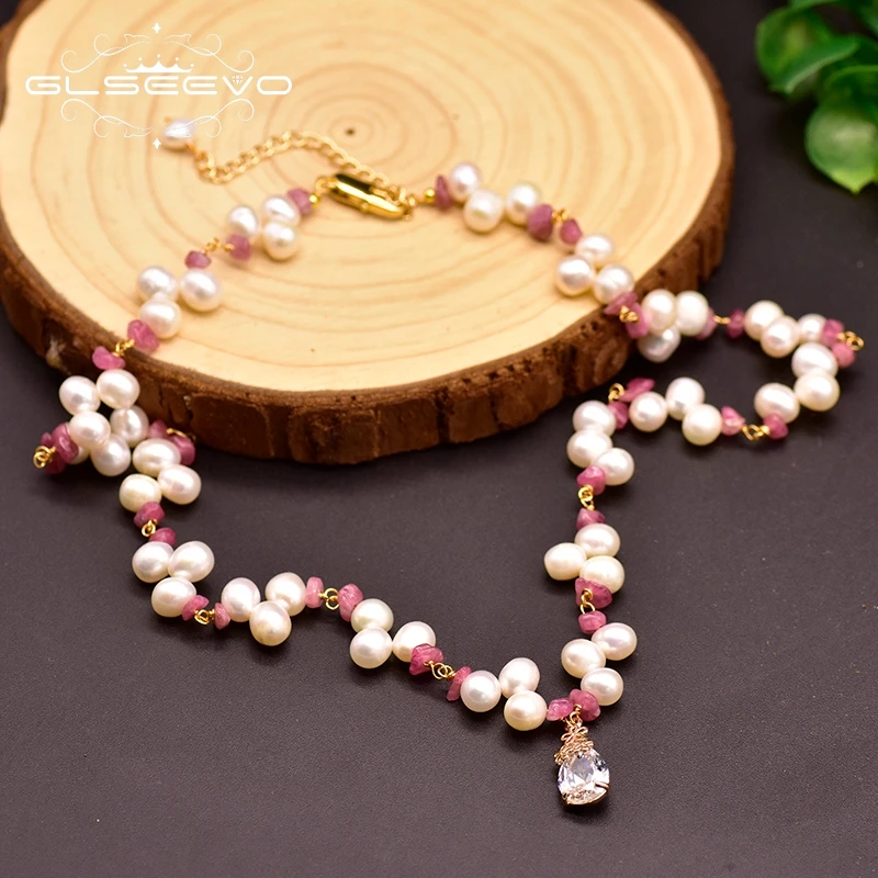 GLSEEVO Natural Fresh Water White Pearl For Women Girl Lovers' Gift Birthday Pendant Necklaces Handmade Fine Jewellery GN0139
GLSEEVO Natural Fresh Water White Pearl For Women Girl Lovers' Gift Birthday Pendant Necklaces Handmade Fine Jewellery GN0139