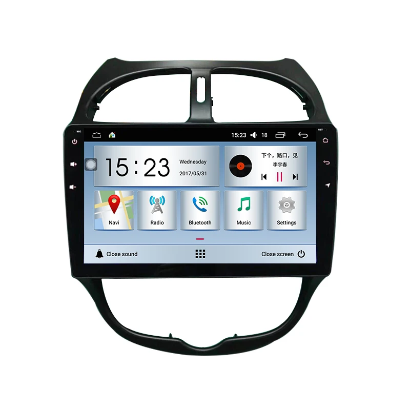 9 inch Android 6.0 1G RAM 16G ROM Car DVD Player GPS Navigation for Peugeot 206 1998 2000 2001 2002 2003 2004 2005 2006 to 2009 |