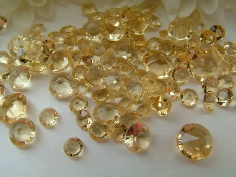 1000 pcs / lot 14mm Acrylic Gold Color Crystal Diamond Confetti Table Scatter Acrylic diamond confetti Wedding Party Decoration
1000 pcs / lot 14mm Acrylic Gold Color Crystal Diamond Confetti Table Scatter Acrylic diamond confetti Wedding Party Decoration