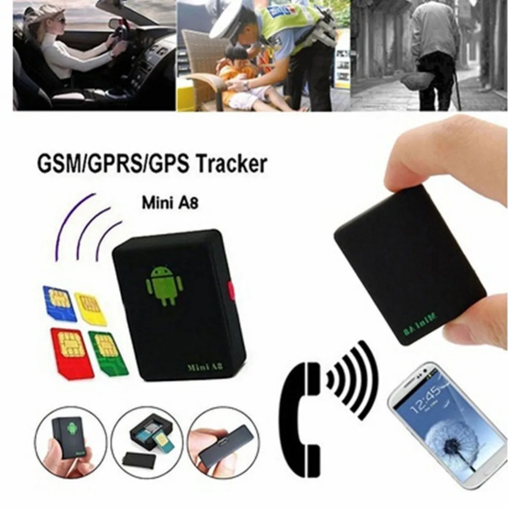 2018 Высокое качество Мини GSM/GPRS/GPS трекер Отслеживание Глобальный локатор A8 в