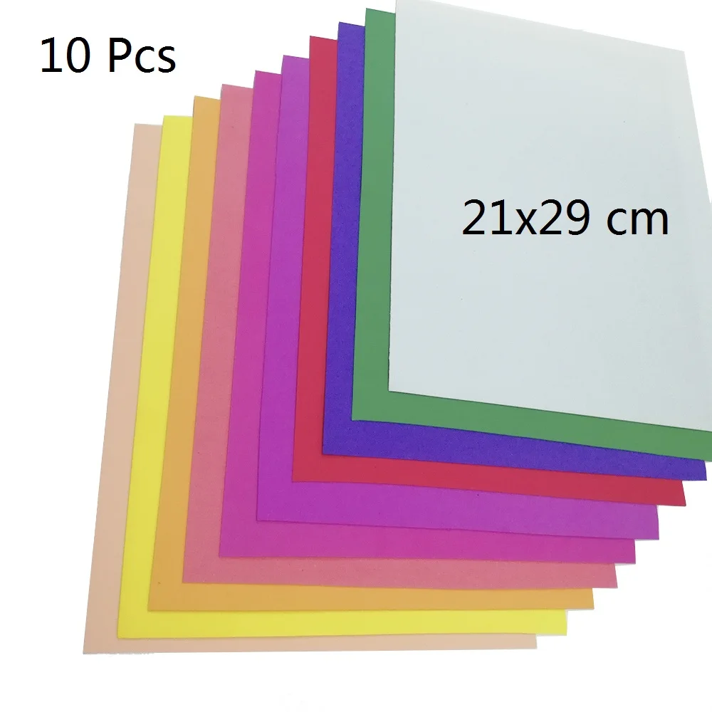 10 Sheets Foamiran Sponge Paper 21 x 29 cm Handmade EVA Craft Paper DIY Foam Paper Flower Prop Party Weedding Decoration
10 Sheets Foamiran Sponge Paper 21 x 29 cm Handmade EVA Craft Paper DIY Foam Paper Flower Prop Party Weedding Decoration