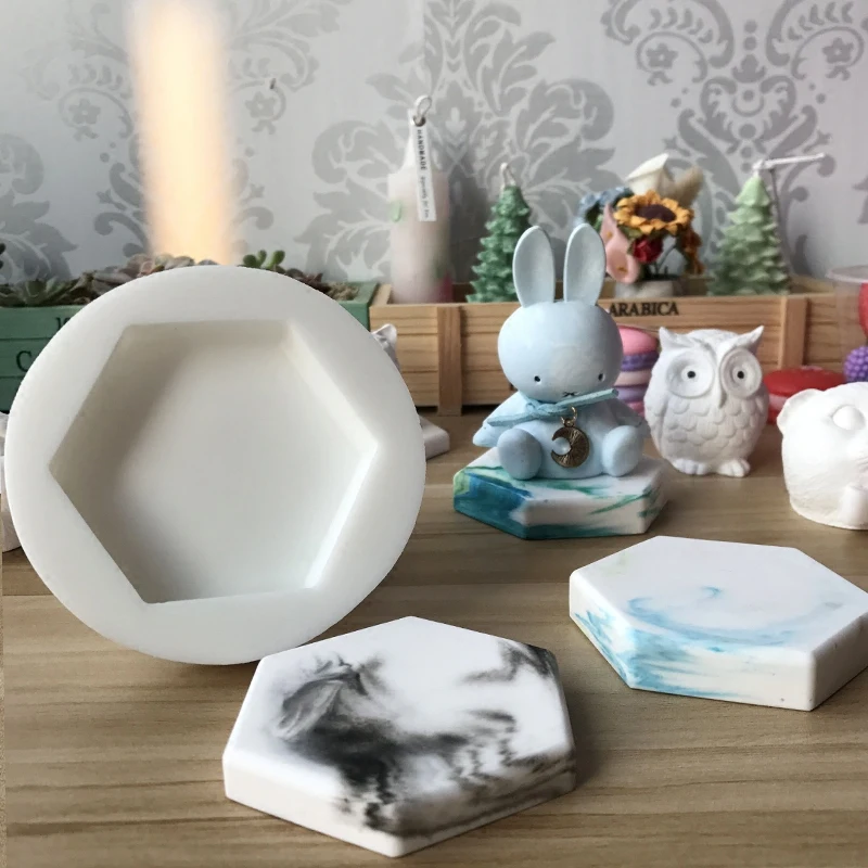 Mold Silicone Fondant Molds Korean New Gypsum Aromatherapy Hexagonal Plate Silicone Aroma Stone Mold Silica Gel Moulds PRZY 001
Mold Silicone Fondant Molds Korean New Gypsum Aromatherapy Hexagonal Plate Silicone Aroma Stone Mold Silica Gel Moulds PRZY 001