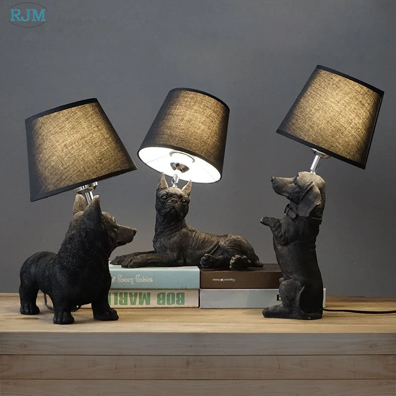 Creative Decorative Dog Desk Lamps Nordic Denmark Retro Bedroom Bedside Lampschildren's Room Study Living Room Luminaries
Creative Decorative Dog Desk Lamps Nordic Denmark Retro Bedroom Bedside Lampschildren's Room Study Living Room Luminaries