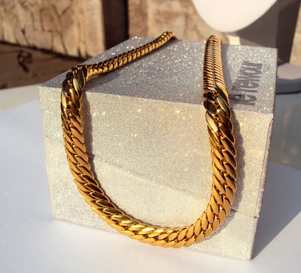 GOLD AUTHENTIC SOLID GOLD GF MEN'S CUBAN LINK CHAIN NECKLACE SZ 24" 9MM Unconditional Lifetime Replacement Guarantee
GOLD AUTHENTIC SOLID GOLD GF MEN'S CUBAN LINK CHAIN NECKLACE SZ 24" 9MM Unconditional Lifetime Replacement Guarantee