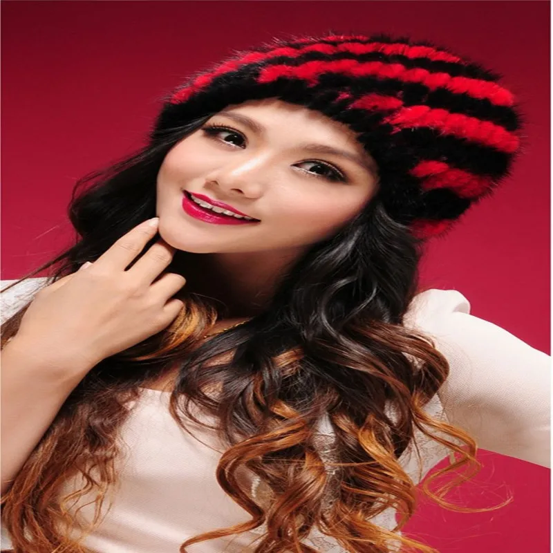 Women100% Genuine Knitted mink Fur Hat Casual Style Thread Headgear Winter Best Fashion Furs woman Thread True Fur Hats
Women100% Genuine Knitted mink Fur Hat Casual Style Thread Headgear Winter Best Fashion Furs woman Thread True Fur Hats
