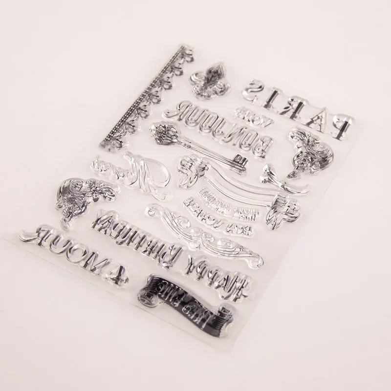 Flower Stamps Letters Clear Stamp Rubber Transparent Silicone Seal for DIY Scrapbooking Photo Album Decorative Template Crafts
Flower Stamps Letters Clear Stamp Rubber Transparent Silicone Seal for DIY Scrapbooking Photo Album Decorative Template Crafts
