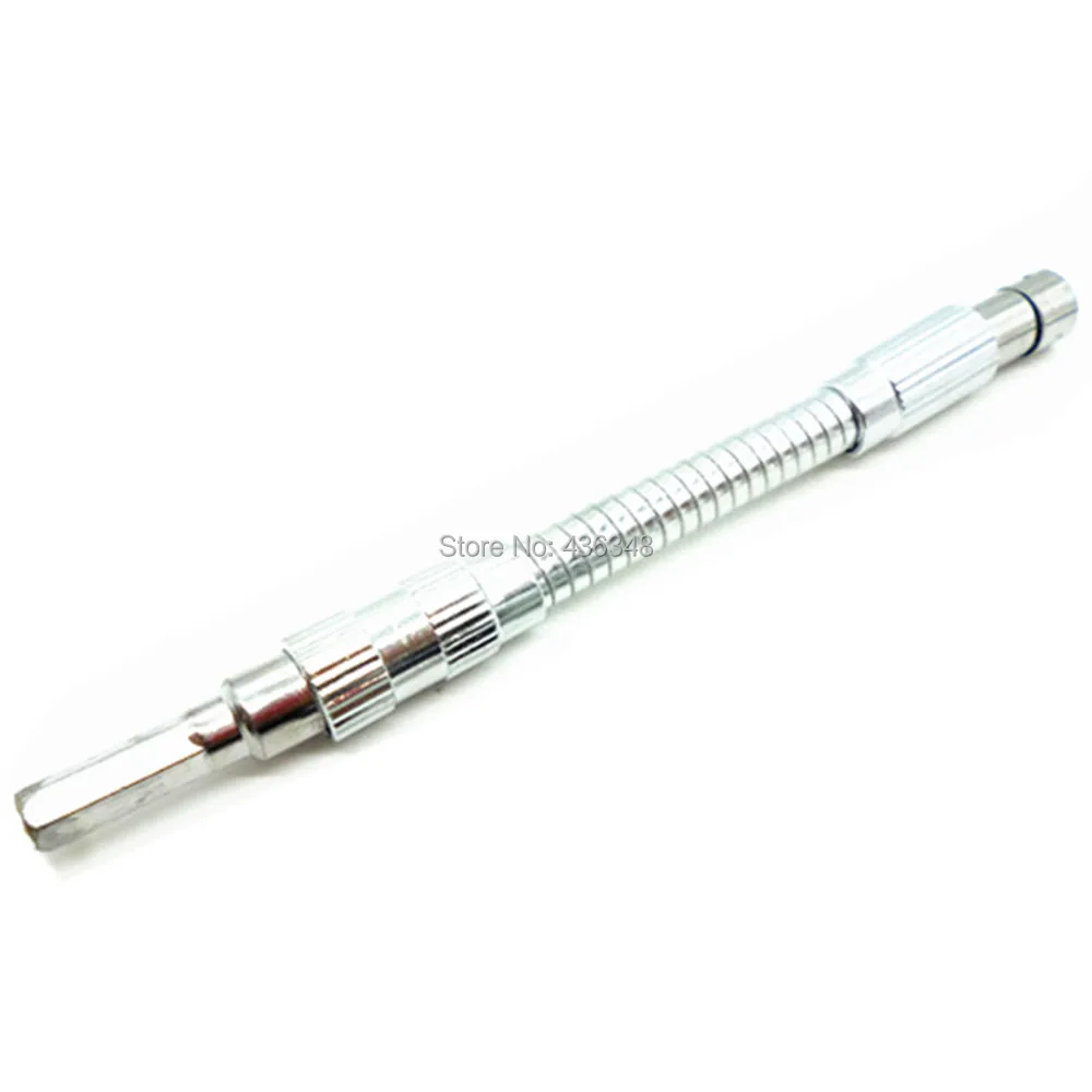6.35mm 1/4" Hex Screwdriver Extension Bit Holder Flexible Batch Head Extension Rod Total Length 150mm Flex Screw Driver Bit Tip
6.35mm 1/4" Hex Screwdriver Extension Bit Holder Flexible Batch Head Extension Rod Total Length 150mm Flex Screw Driver Bit Tip