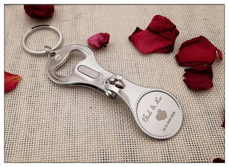 100Pcs Personalized Wedding Gift With Photo Customized Birthday Party Favor Multifunctional Bottle Opener/Keychain/Nail Clippers
100Pcs Personalized Wedding Gift With Photo Customized Birthday Party Favor Multifunctional Bottle Opener/Keychain/Nail Clippers