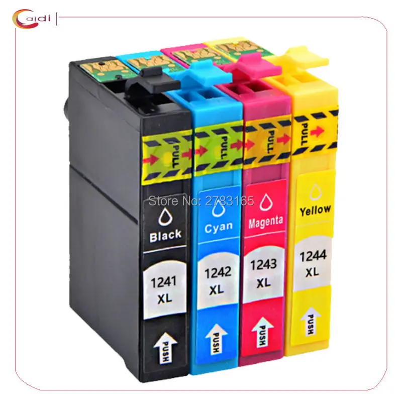 4PCS Compatible ink cartridge Epson T1241 T1242 T1243 T1244 for EPSON Stylus NX125 NX127 NX130 NX230 NX330 NX420 NX430 injet
4PCS Compatible ink cartridge Epson T1241 T1242 T1243 T1244 for EPSON Stylus NX125 NX127 NX130 NX230 NX330 NX420 NX430 injet