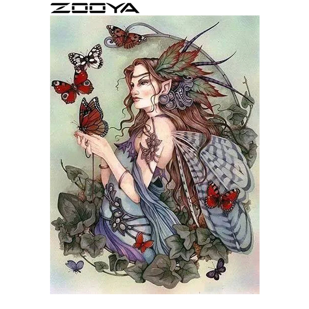 ZOOYA Diamond Embroidery DIY 5d Diamond Painting Rhinestones Embroidery Diamond Cross Stitch Girl Angel Colored Butterfly R458
ZOOYA Diamond Embroidery DIY 5d Diamond Painting Rhinestones Embroidery Diamond Cross Stitch Girl Angel Colored Butterfly R458