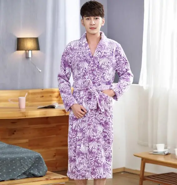 Fdfklak 2018 Winter Warm Coral Fleece Couples Bathrobes Long-sleeved Bath Robe Male Female Thicken Bathrobes Dressing Gown Women
Fdfklak 2018 Winter Warm Coral Fleece Couples Bathrobes Long-sleeved Bath Robe Male Female Thicken Bathrobes Dressing Gown Women