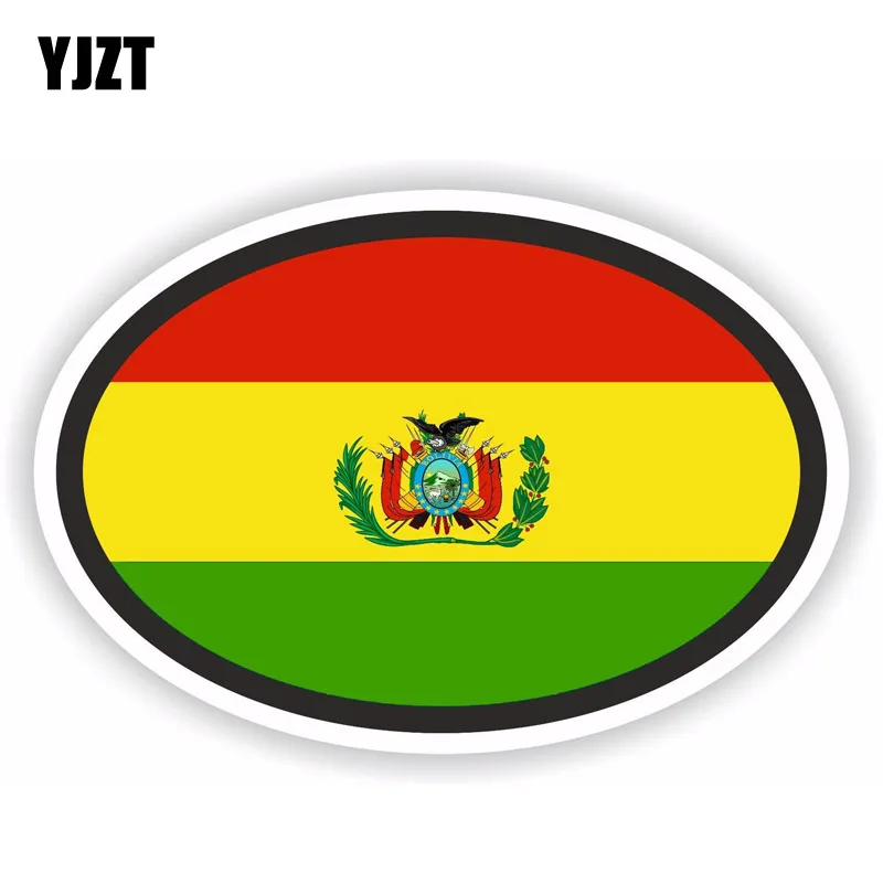 YJZT 14.4CM*9.7CM Personality Motorcycle Helmet Car Sticker Bolivia Flag Decal 6-1761
YJZT 14.4CM*9.7CM Personality Motorcycle Helmet Car Sticker Bolivia Flag Decal 6-1761