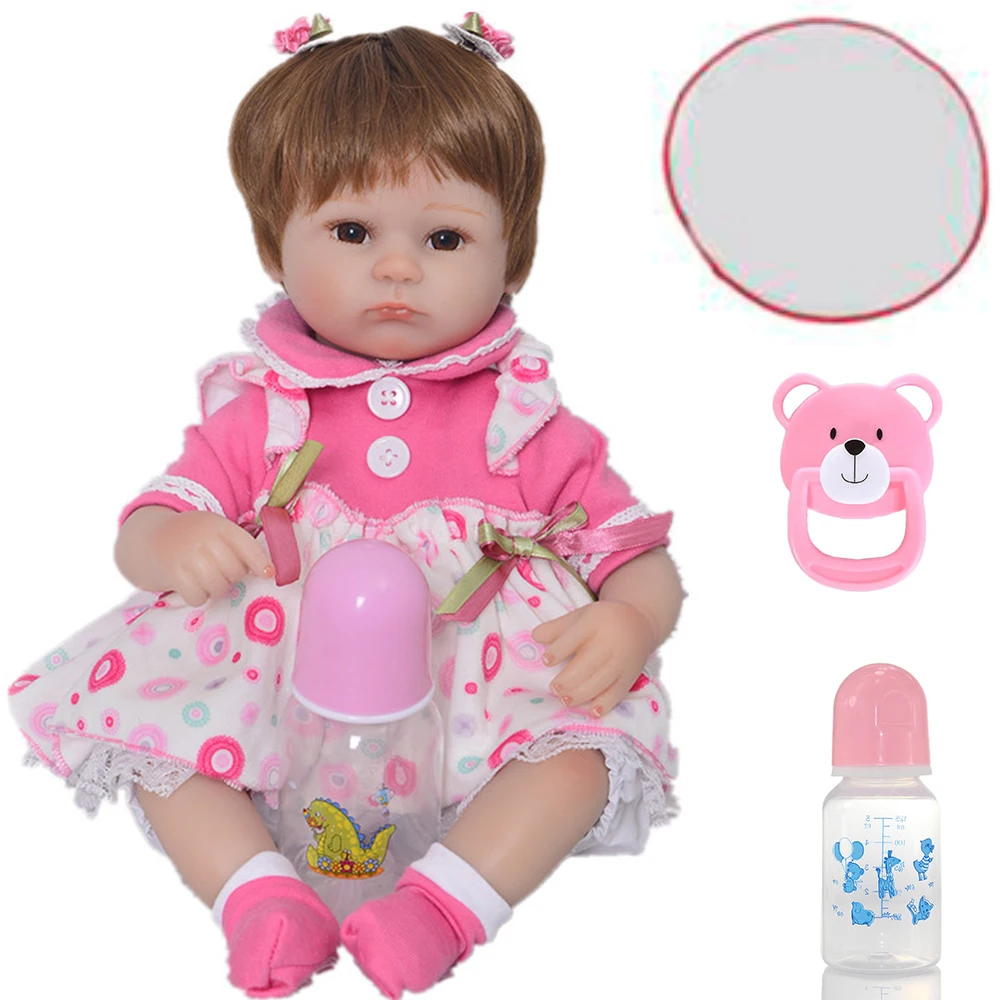 Silicone Reborn Dolls Realistic Supernatural Babies Toys For Girls Lifelike Reborn Babies Birthday Gift Pink Princess Doll
Silicone Reborn Dolls Realistic Supernatural Babies Toys For Girls Lifelike Reborn Babies Birthday Gift Pink Princess Doll