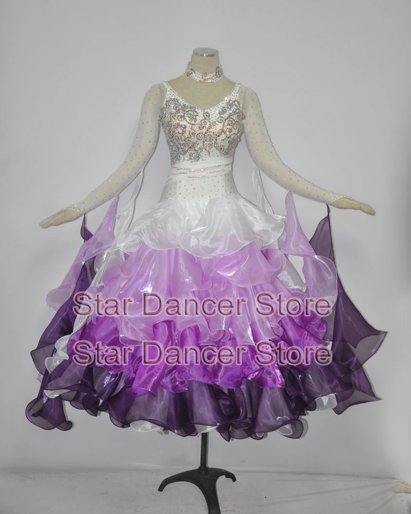 Ballroom Competition Dance Dresses Women 2021 New Style Standard Ballroom Skirt Adult Long Sleeve Waltz Ballroom Dancing Dress
Ballroom Competition Dance Dresses Women 2021 New Style Standard Ballroom Skirt Adult Long Sleeve Waltz Ballroom Dancing Dress