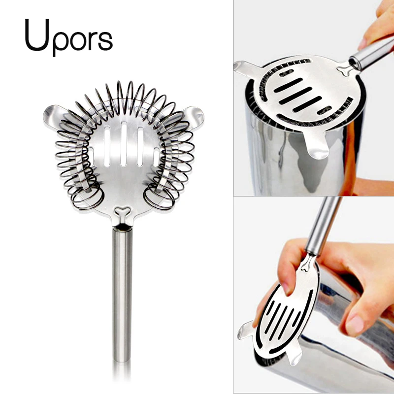 UPORS Professional Cocktail Strainer Stainless Steel Bar Cocktail Shaker Wire Mixed Ice Strainer Bartender Tools Bar Accessories
UPORS Professional Cocktail Strainer Stainless Steel Bar Cocktail Shaker Wire Mixed Ice Strainer Bartender Tools Bar Accessories