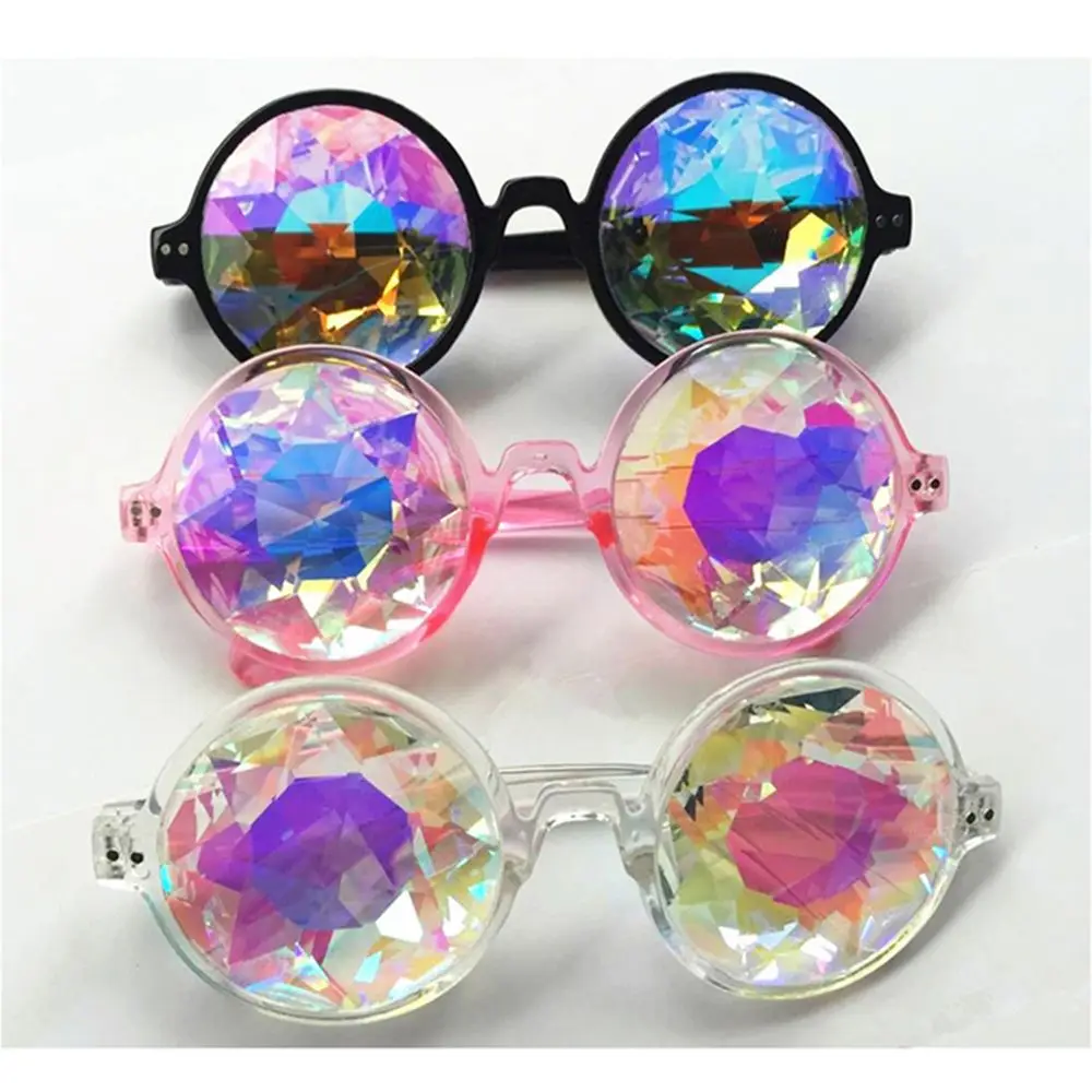 1Pair of Round Kaleidoscope Psychedelic Glasses Women Men Rave Festival Prom Dress Up Eyeglasses Colorful Costumes Party Eyewear
1Pair of Round Kaleidoscope Psychedelic Glasses Women Men Rave Festival Prom Dress Up Eyeglasses Colorful Costumes Party Eyewear