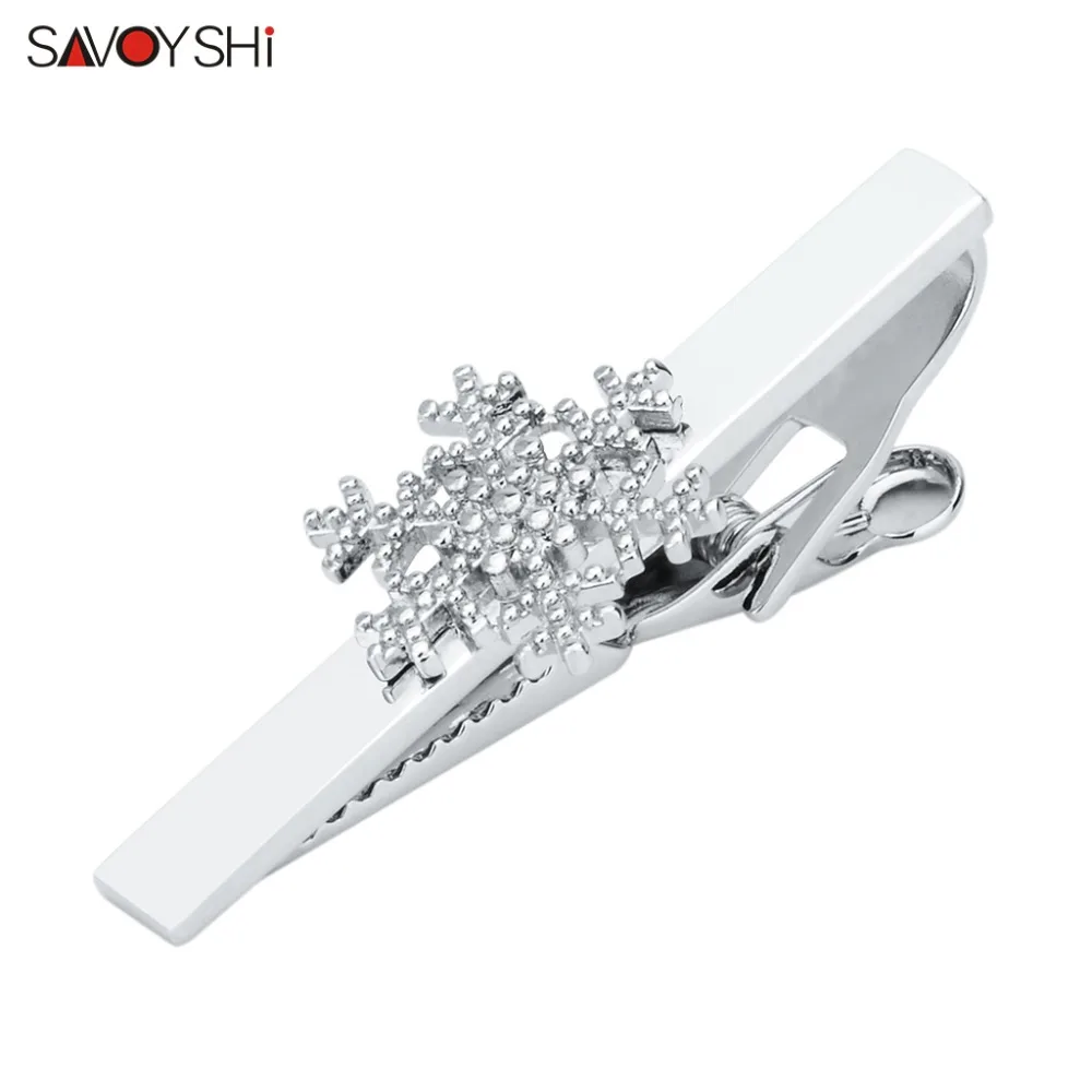 SAVOYSHI Novelty Men's Metal snowflake Tie Clip Clamp Tie Clip Neck Tie Bar Clasp Wedding Party Favor Gifts Brand Jewelry
SAVOYSHI Novelty Men's Metal snowflake Tie Clip Clamp Tie Clip Neck Tie Bar Clasp Wedding Party Favor Gifts Brand Jewelry