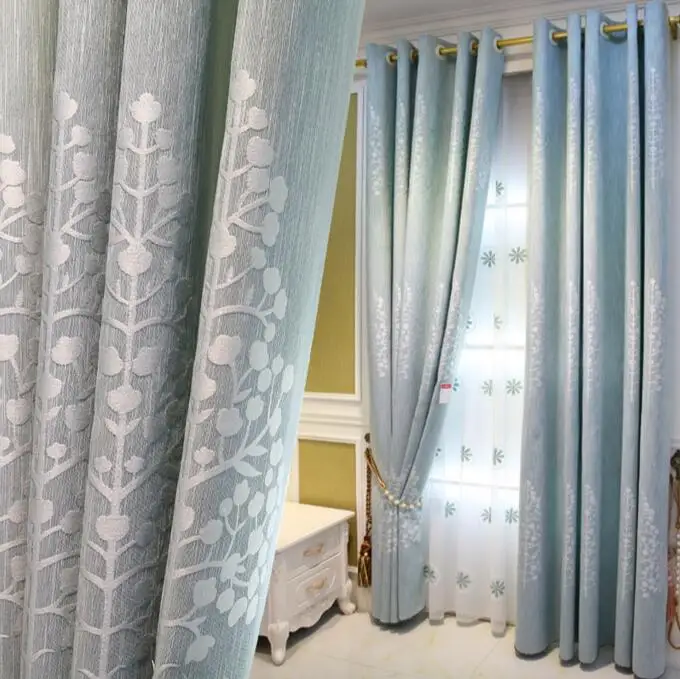 Europe Double Layers Embroidery Curtain pure color Cloth curtain+Voile sheer black out fabric bedroom customize curtain window
Europe Double Layers Embroidery Curtain pure color Cloth curtain+Voile sheer black out fabric bedroom customize curtain window