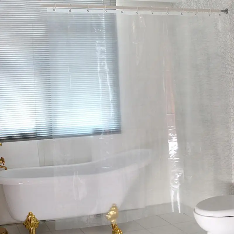 Waterproof Transparent Clear White Shower Curtain 100% PEVA Bath Shower Bathroom Home Decor Wedding Cortina Banheiro Curtains
Waterproof Transparent Clear White Shower Curtain 100% PEVA Bath Shower Bathroom Home Decor Wedding Cortina Banheiro Curtains