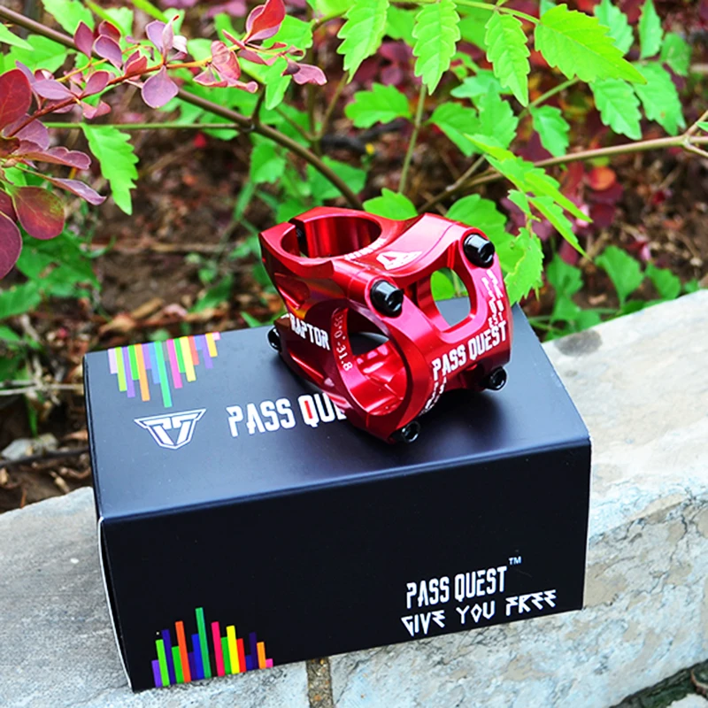 PASS QUEST RAPTOR 31.8mm 28.6mm Bicycle Stem MTB DH ENDURO Bike Stem Black/Purple/Red/Green/Blue Taiwan OEM Bike Tube Neck
PASS QUEST RAPTOR 31.8mm 28.6mm Bicycle Stem MTB DH ENDURO Bike Stem Black/Purple/Red/Green/Blue Taiwan OEM Bike Tube Neck