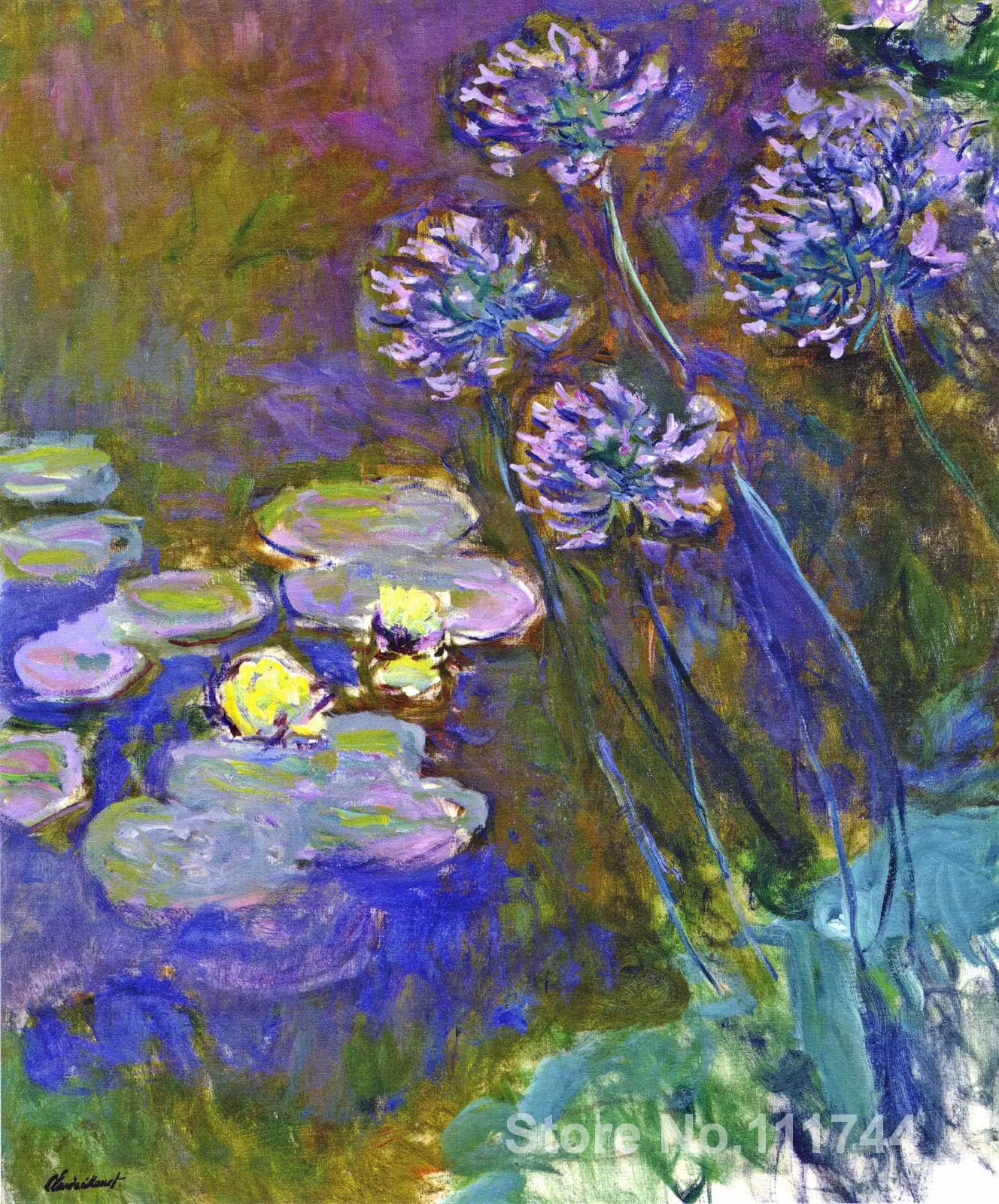 online art gallery Water Lilies and Agapanthus Claude Monet Landscape paintings Hand painted High quality
online art gallery Water Lilies and Agapanthus Claude Monet Landscape paintings Hand painted High quality