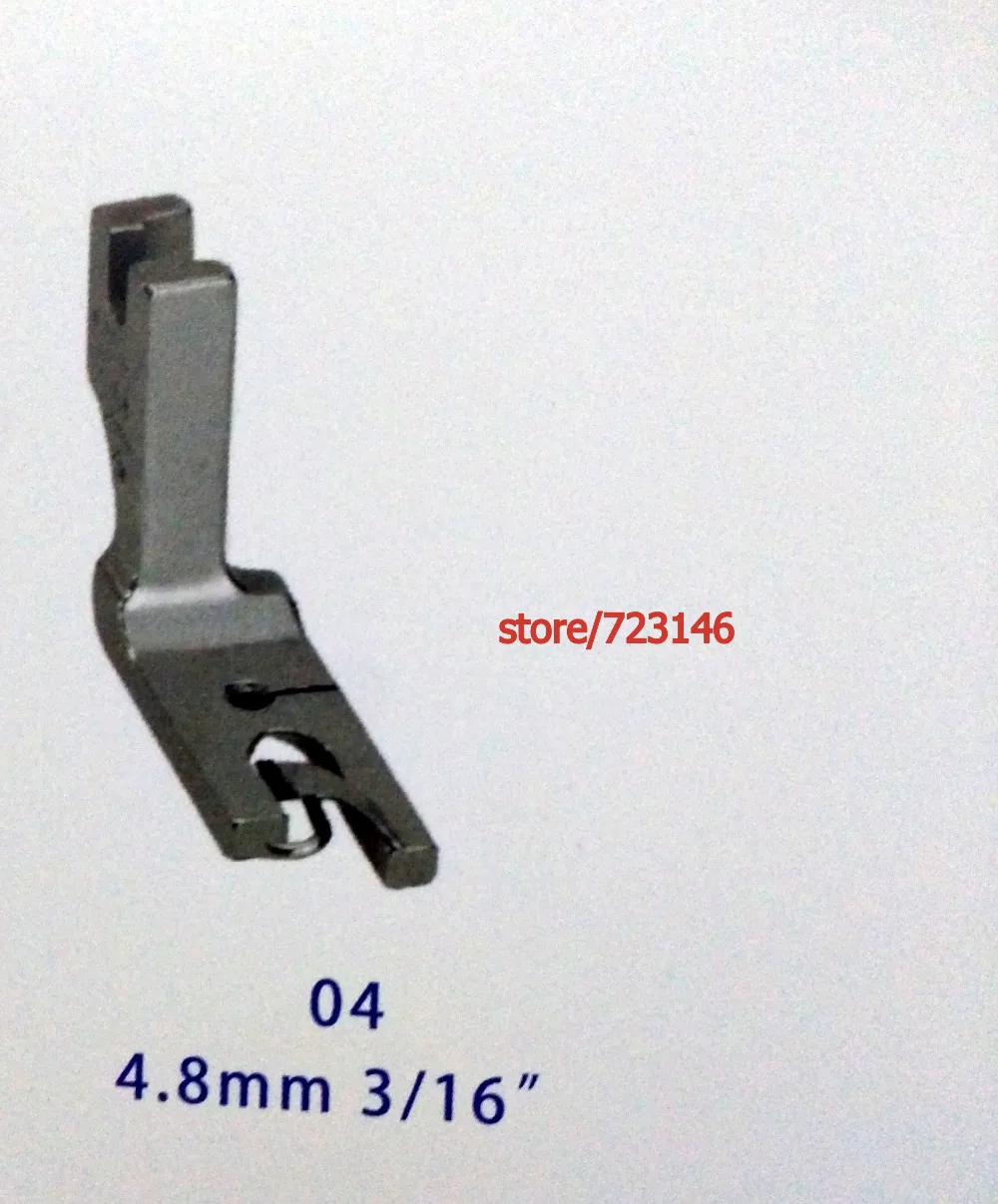 NO:4 4.8mm 3/16" 2pcs HIGH SHANK SCROLL HEMMER FEET FOOT SET for INDUSTRIAL Single Needle Sewing Machines singer juki pfaff
NO:4 4.8mm 3/16" 2pcs HIGH SHANK SCROLL HEMMER FEET FOOT SET for INDUSTRIAL Single Needle Sewing Machines singer juki pfaff