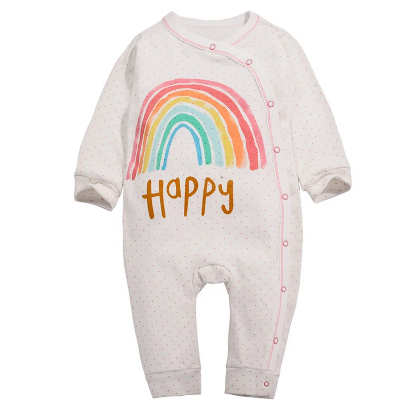 y350 Free shipping Autumn cotton baby clothes male and female baby Romper open buckle long-sleeved leotard happy rainbow pattern
y350 Free shipping Autumn cotton baby clothes male and female baby Romper open buckle long-sleeved leotard happy rainbow pattern