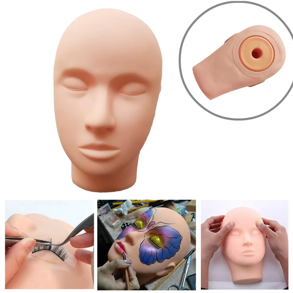 Pro Mannequin Training Head Cosmetology Eyelash Eye Extension Practice Makeup Face Treatment Tools
Pro Mannequin Training Head Cosmetology Eyelash Eye Extension Practice Makeup Face Treatment Tools