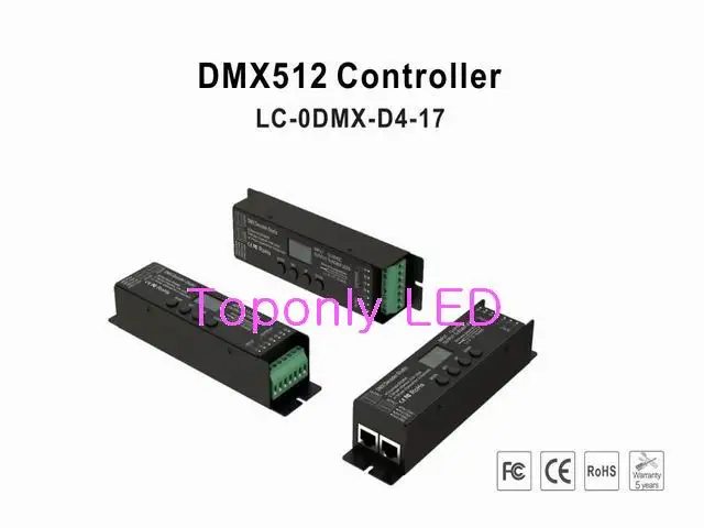 2017 New OLED display dmx512 decoder DC12/24v DMX512(1990) protocol led controller with 35 RGBW color models and 256 grades
2017 New OLED display dmx512 decoder DC12/24v DMX512(1990) protocol led controller with 35 RGBW color models and 256 grades