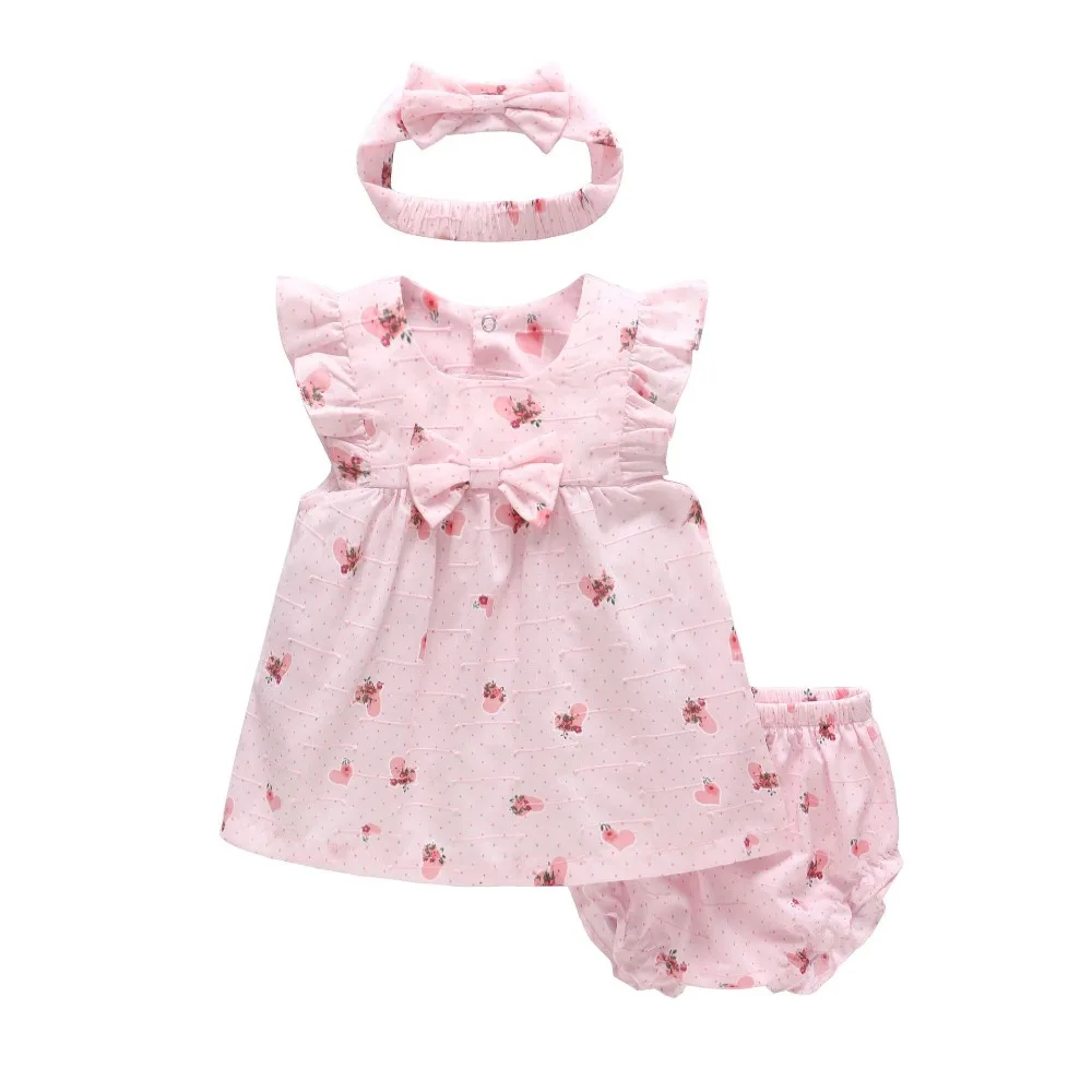 Vlinder Baby Girl Dress Baby girl clothes Pure Cotton Fruit Painting Dress Set Newborn Short Sleeves Infant Dresses 3pcs set
Vlinder Baby Girl Dress Baby girl clothes Pure Cotton Fruit Painting Dress Set Newborn Short Sleeves Infant Dresses 3pcs set