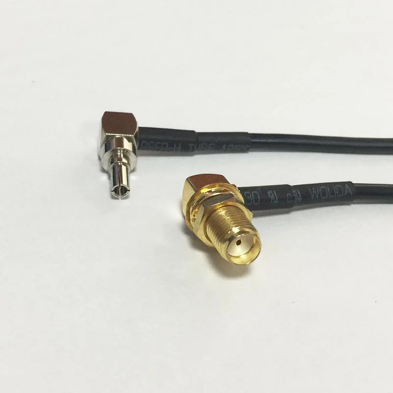 New Wireless Modem Cable SMA Female Jack Nut Right Angle Switch CRC9 Right Angle RG174 Cable 20CM 8" Wholesale Fast Ship
New Wireless Modem Cable SMA Female Jack Nut Right Angle Switch CRC9 Right Angle RG174 Cable 20CM 8" Wholesale Fast Ship