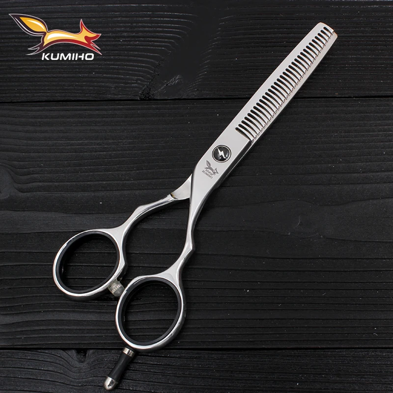 KUMIHO hair scissors 5.5 inch hair thinning scissors salon tool hair shears for hairdresser and barber Japanese stainless steel
KUMIHO hair scissors 5.5 inch hair thinning scissors salon tool hair shears for hairdresser and barber Japanese stainless steel