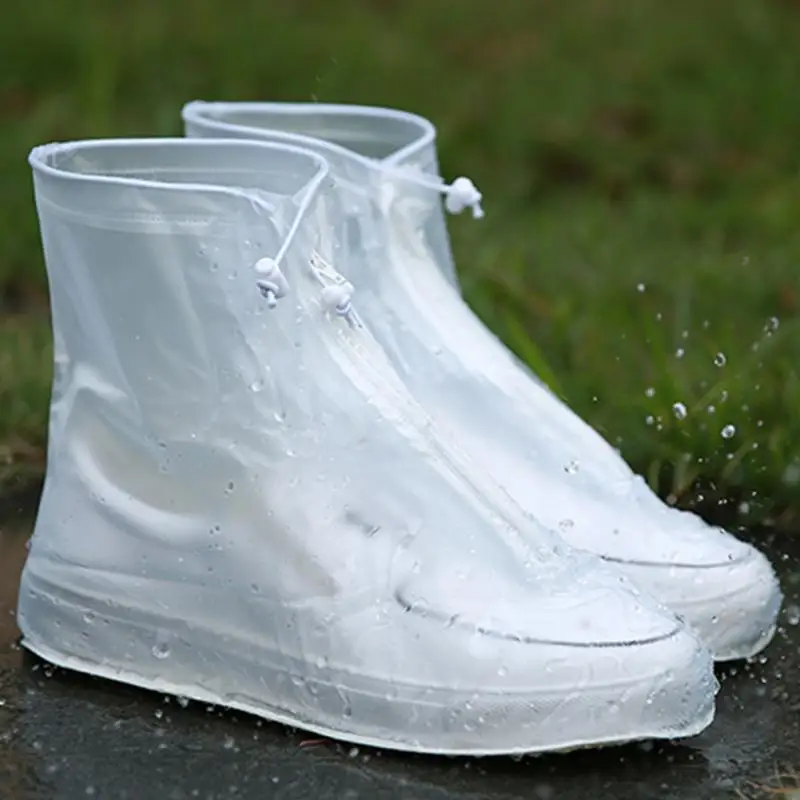 Водонепроницаемые защитные чехлы для обуви 1 пара унисекс на молнии от дождя