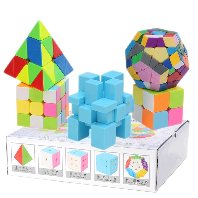 5pcs /Set Colorful 2x2x2 & 3x3x3 Magic Cube Triangle & Dodecahedron & Mirror Cube Speed Stickerless Puzzle Toy Gift (S8
5pcs /Set Colorful 2x2x2 & 3x3x3 Magic Cube Triangle & Dodecahedron & Mirror Cube Speed Stickerless Puzzle Toy Gift (S8